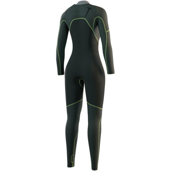 2026 Mystic Womens Evolve Natural Foam 4/3mm Chest Zip Wetsuit 35000.250040 - Black